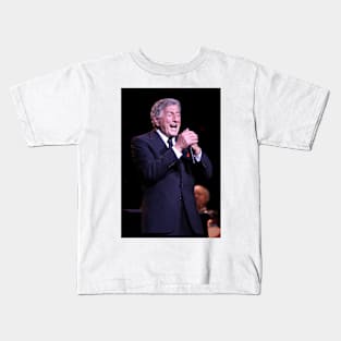 Tony Bennett Photograph Kids T-Shirt